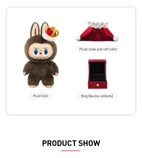 Pop Mart Labubu The Monsters Let's Checkmate Series Vinyl Plush Doll (37 СМ)
