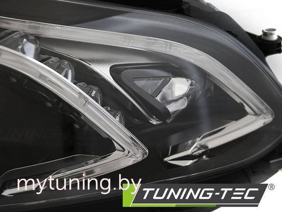Фары передние BLACK LED DRL для Mercedes E W212 FL