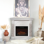 Каминокомплект Real Flame Athena Corner GR с очагом Kendal 24 (угловой)