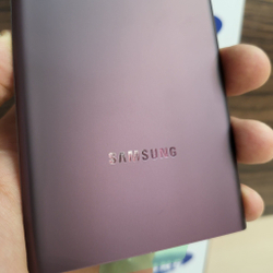 Крышка для Samsung S22 Ultra - задняя стеклянная панель "хорошее качество" (цвета бургунди)