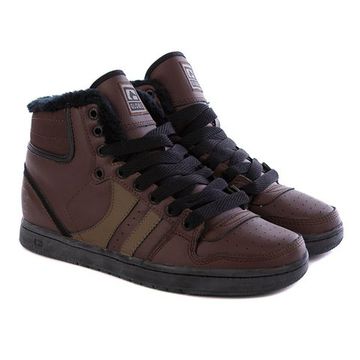 Полуботинки Globe Destroyer choco/blk fur