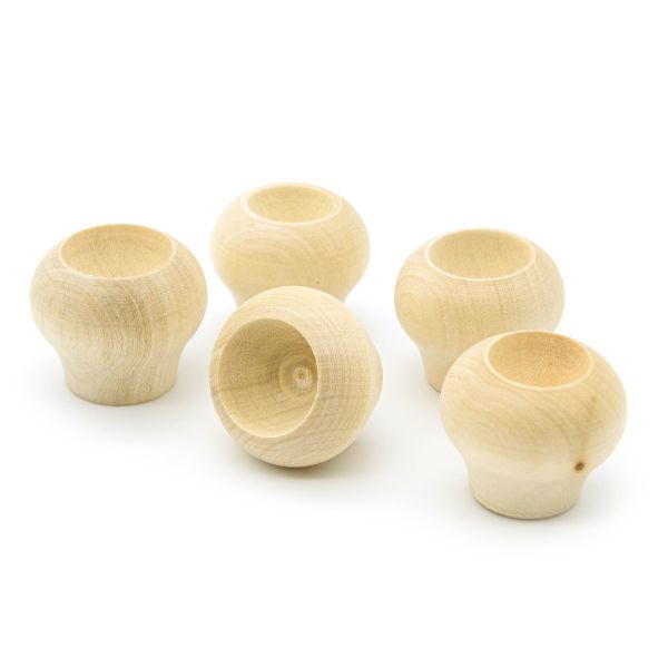 Заготовка из дерева Чугунок, h2,4х2,8см, 5 шт