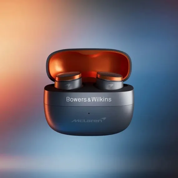 Bowers &amp; Wilkins Pi8 McLaren Edition Galvanic Grey/Papaya Orange