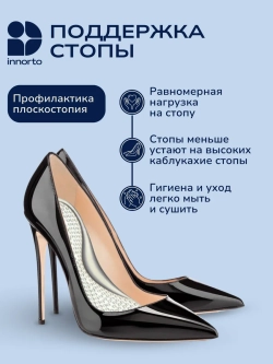 Стельки силиконовые для обуви на каблуках