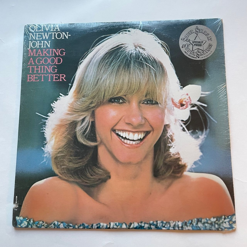 Винтажная виниловая пластинка LP Olivia Newton John Making A Good Thing Better (Канада 1981) (Запечатана)