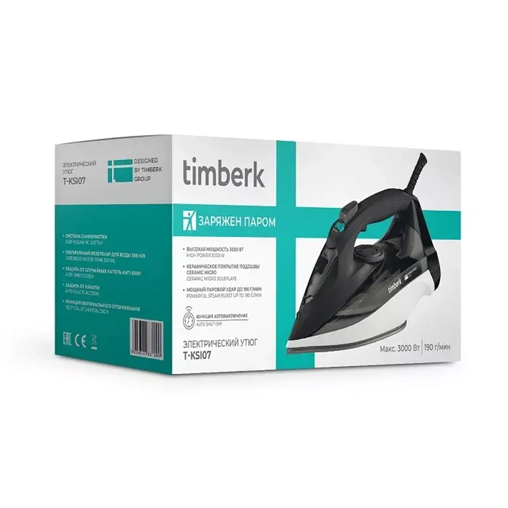 Утюг TIMBERK T-KSI07 черный