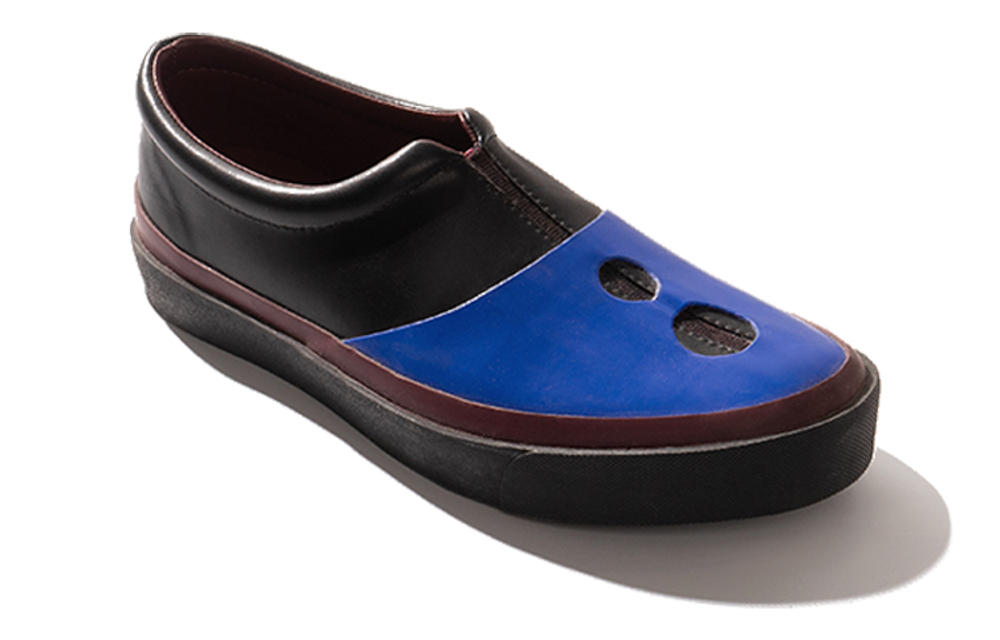 CONP Stylish Skateboarding Shoes Unisex Low top Blue Red