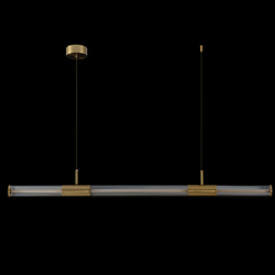 Светильник подвесной Crystal Lux LINEUP SP24W LED BRASS