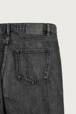 ZARA ДЖИНСЫ SLIM TAPERED, УГОЛЬНЫЙ