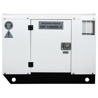 Дизельный генератор Hyundai DHY 12000SE-3 - [ДГУ 10 кВт / 380V] эл. старт, трехфазный