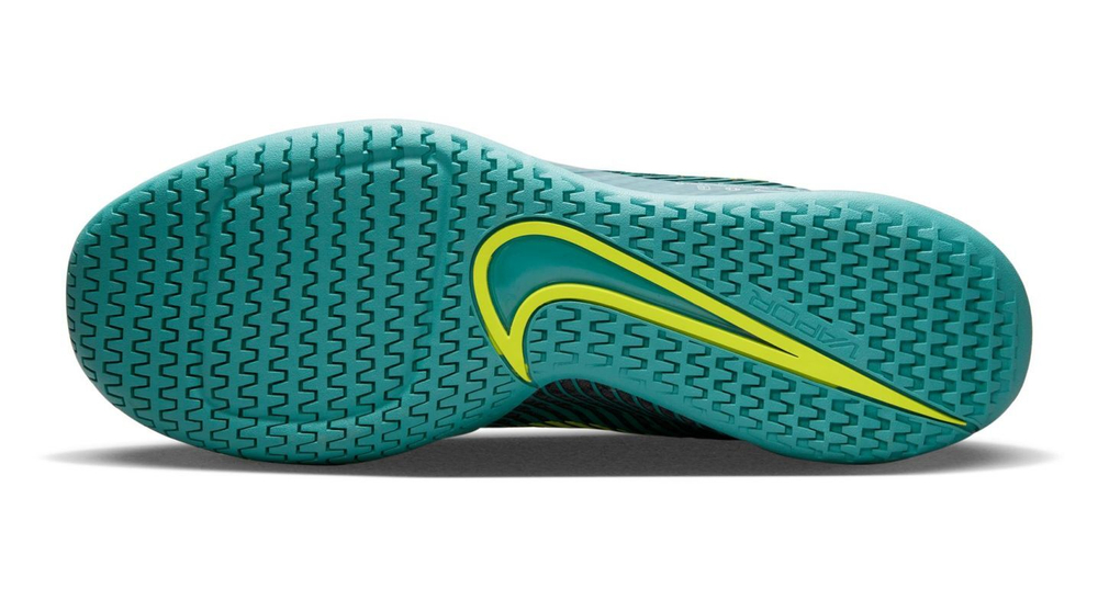 Мужские кроссовки теннисные Nike Zoom Vapor 11 - gridiron/mineral teal/action green/bright cactus