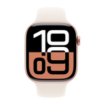 Умные часы Apple Watch Series 10 GPS, 46mm, Rose Gold Aluminium Case with Sport Band S/M, Light Blush (Розовый)
