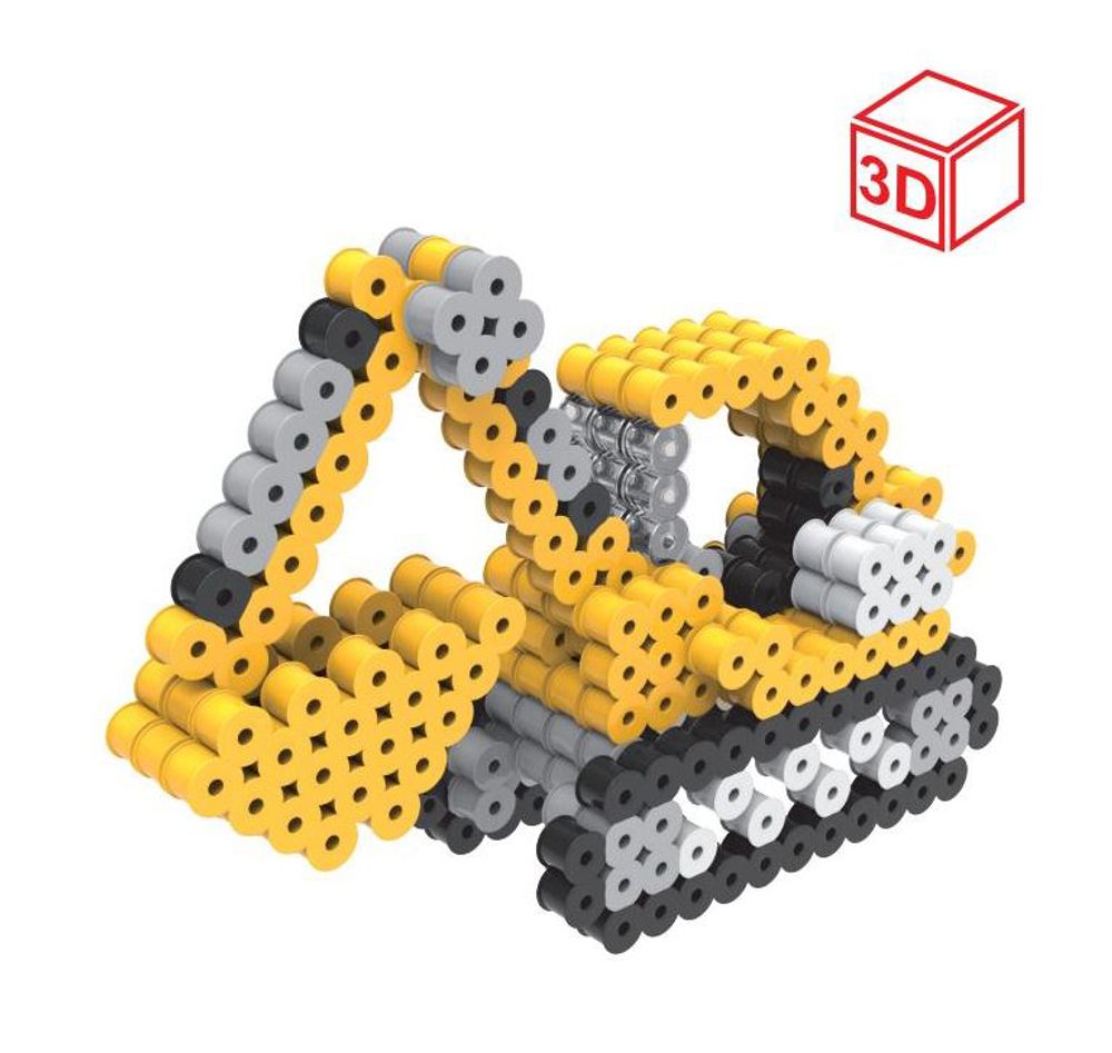 Термомозаика, №12 Экскаватор 3D, Hobbius TLS-02