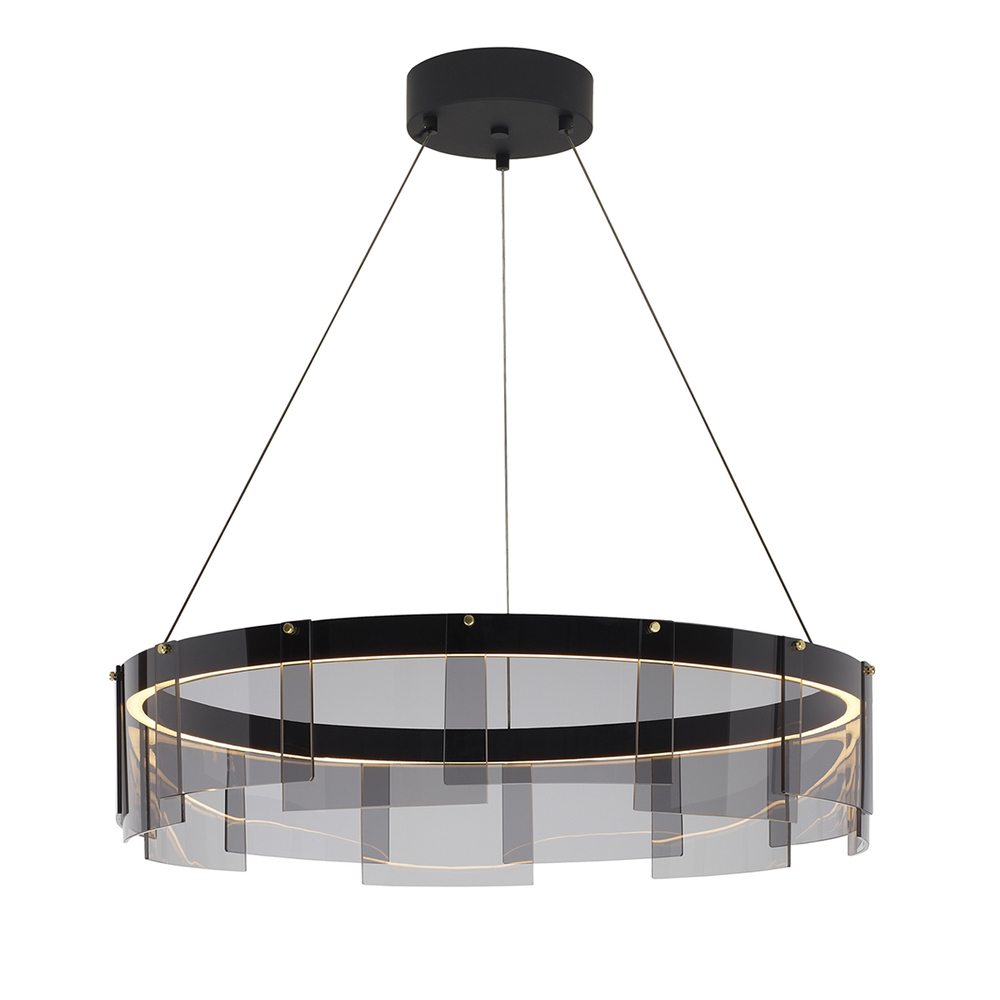 Люстра D8825P/L black/smoky
