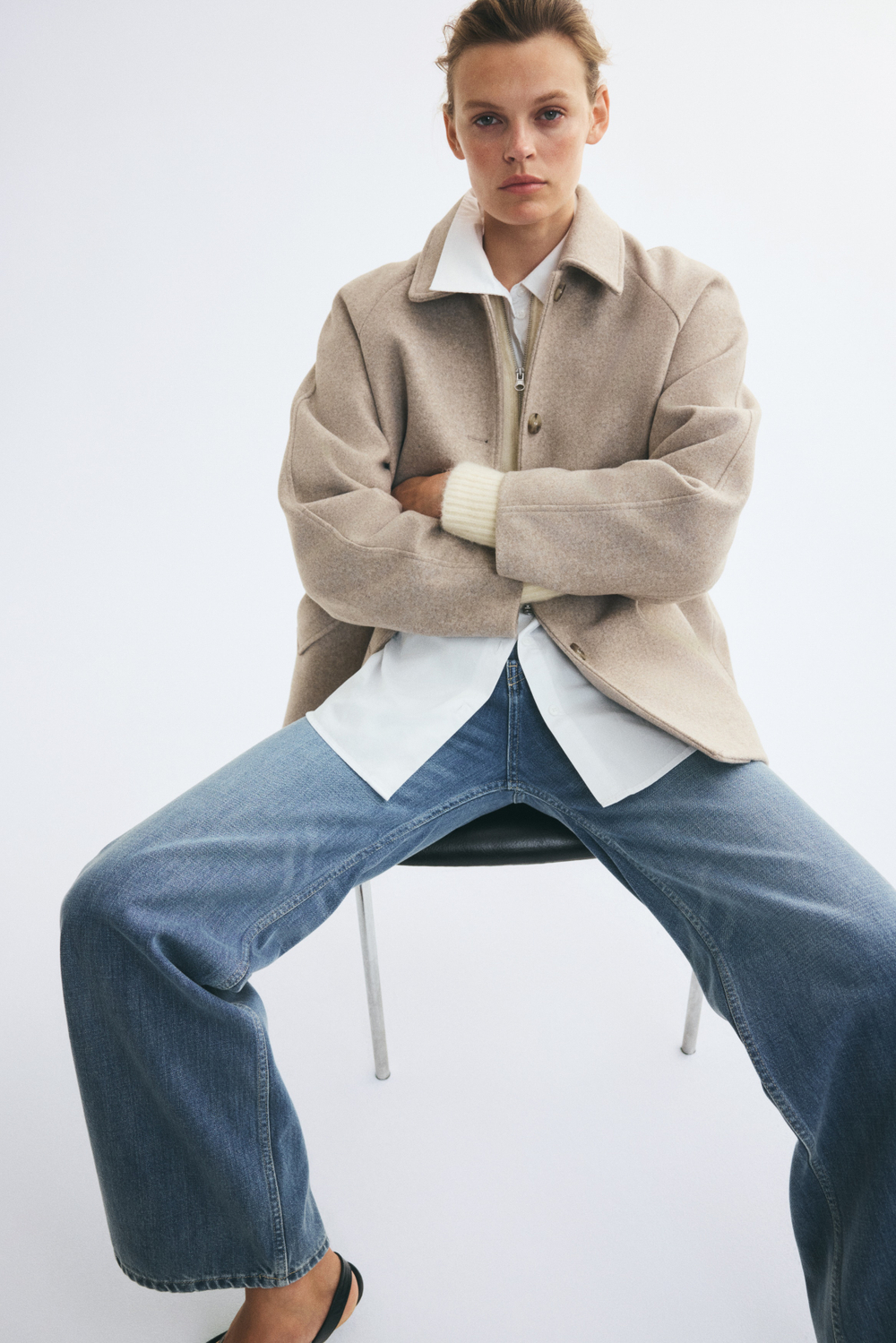 Пальто с карманами с клапанами - H&M