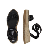 Кожаные босоножки kate braided Pepe Jeans London - черный(PLS90590)