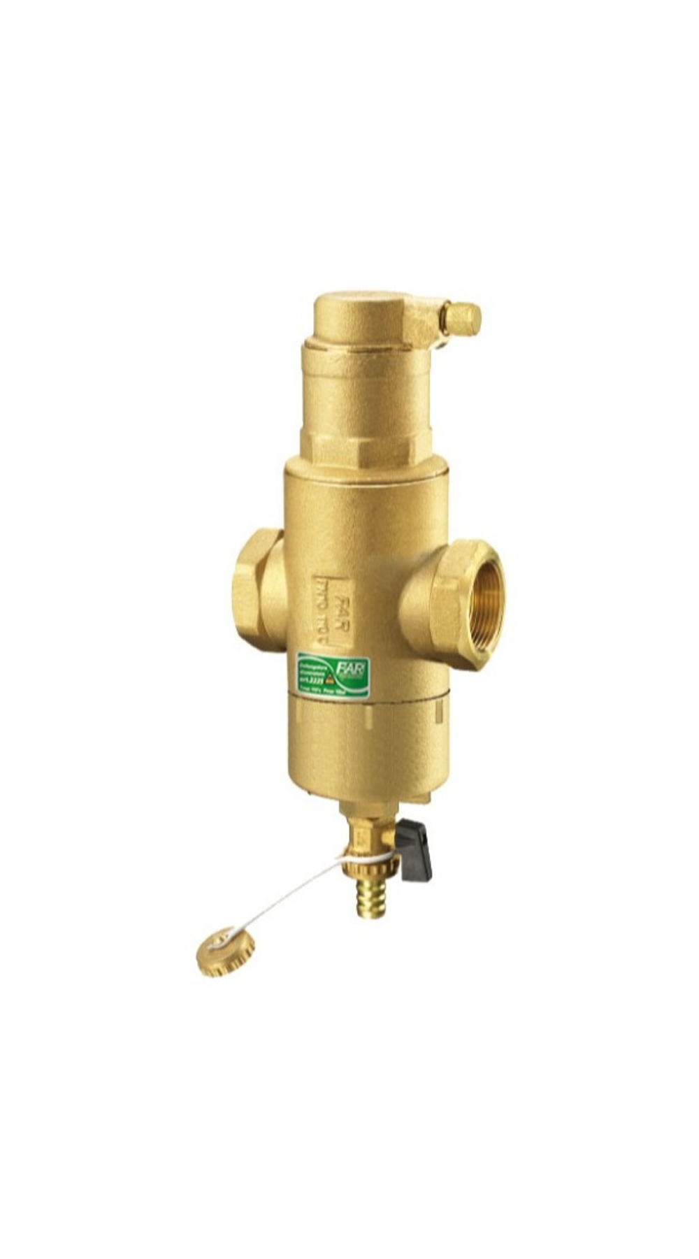 Сепаратор воздуха и шлама FAR 2220 COMBIFAR - 1" (ВР/ВР, PN10, Tmax 110°C)