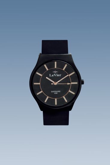 Мужские наручные часы из Керамики LeVier L 7502 M Bl