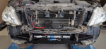 Площадка под лебёдку в штатный бампер Nissan Patrol Y62 2010+ РИФ