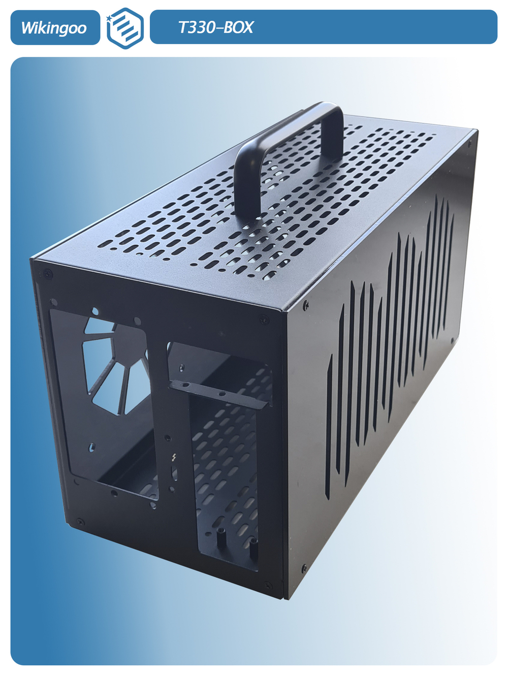 Внешний корпус для видеокарты Wikingoo T330. Только корпус.