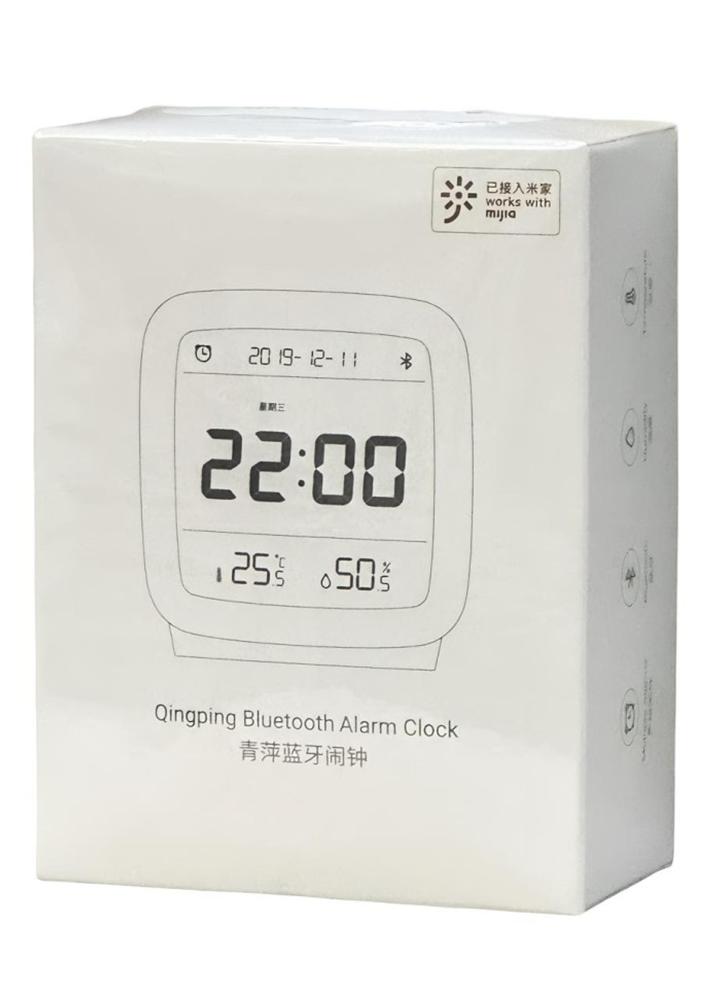 Умный будильник Xiaomi Qingping Bluetooth Alarm Clock CGD1 белый
