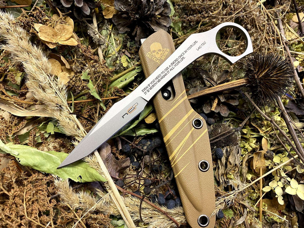 Нож скрытого ношения с фиксированным клинком Thorn, AUS-8