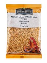 Bharat Bazaar Tooar Dal Чечевица желтая 500 г, 2 шт