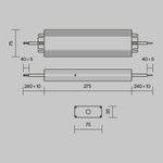 Источник напряжения Technical PSL008-300W-48V-IP67