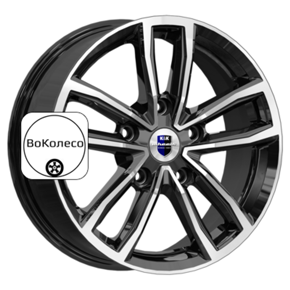 6,5x17/5x114,3 ET40 D66,1 Каланг (КС1086) Алмаз черный K&K