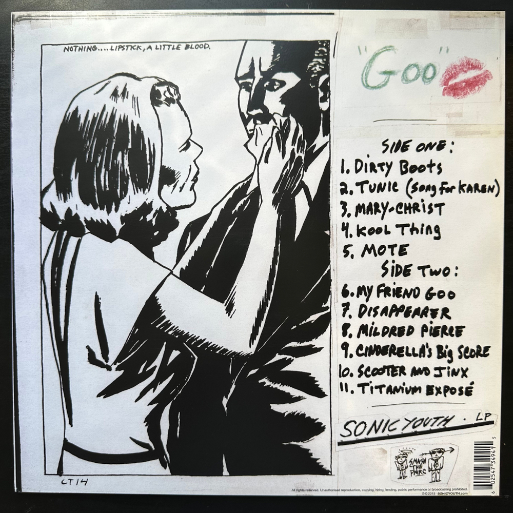 Sonic Youth- Goo (Европа)