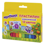 Пластилин 12 цв., 240 г "ЮНЛАНДИК-ЖИВОПИСЕЦ" (ЮНЛАНДИЯ) (Комплект 12шт.)