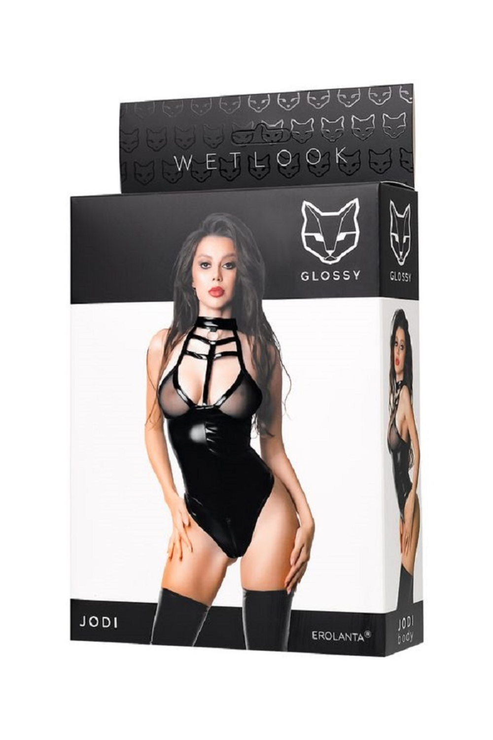 Боди Glossy Jodi из материала Wetlook M