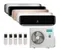 Мульти сплит-система Hisense 5 x AMS-09UW4RVETG00(C,S,B) / AMW5-42U4RTA