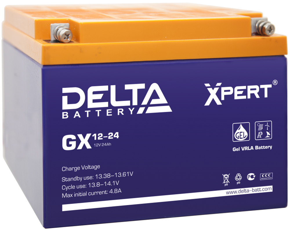 DELTA GX 12-24 Xpert аккумулятор DELTA GX 12-24 Xpert аккумулятор