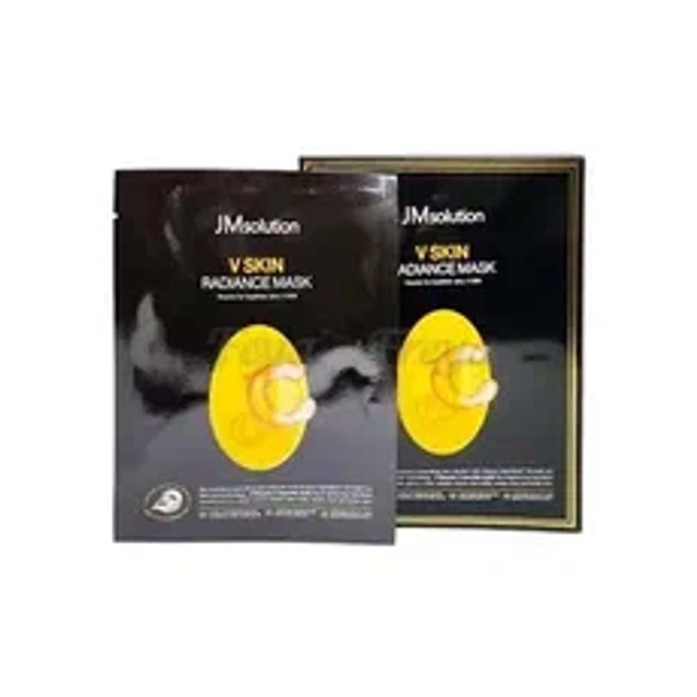 JMSolution Mask V Skin Radiance Vitamin C Маска для лица тканевая ревитализирующая с антиоксидантами, 30 мл