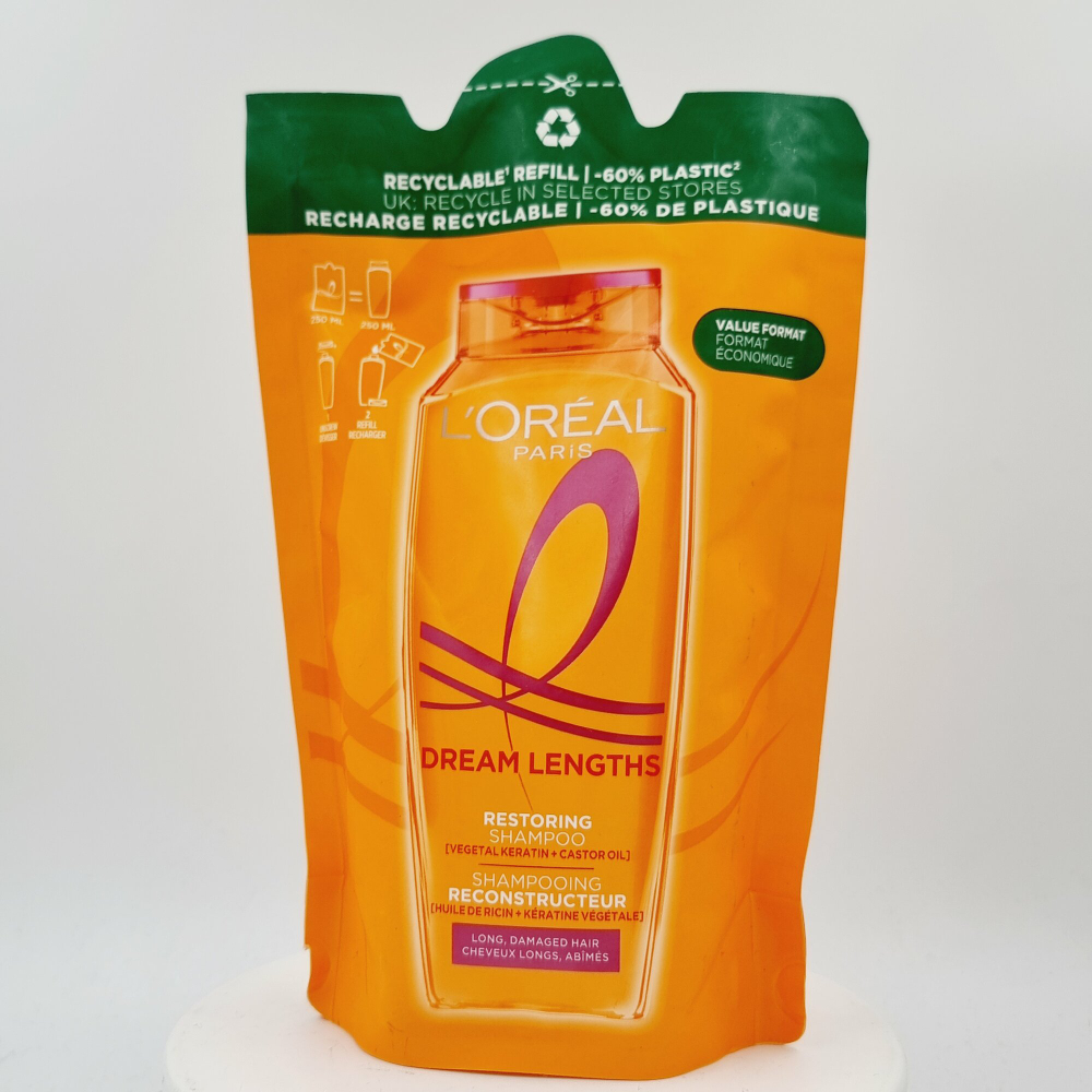 Шампунь L'Oreal Paris Elvital Dream Length Восстанавливающий для длинных, поврежденных волос  250 мл  (Франция)