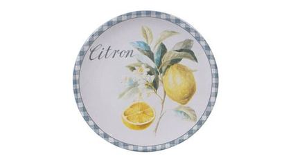 Тарелка десертная 23см Certified Int. Лимоны Citron