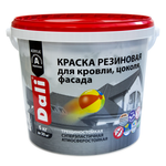 КРАСКА РЕЗИНОВАЯ "DALI" БАЗА А 6 КГ (1) "РОГНЕДА"