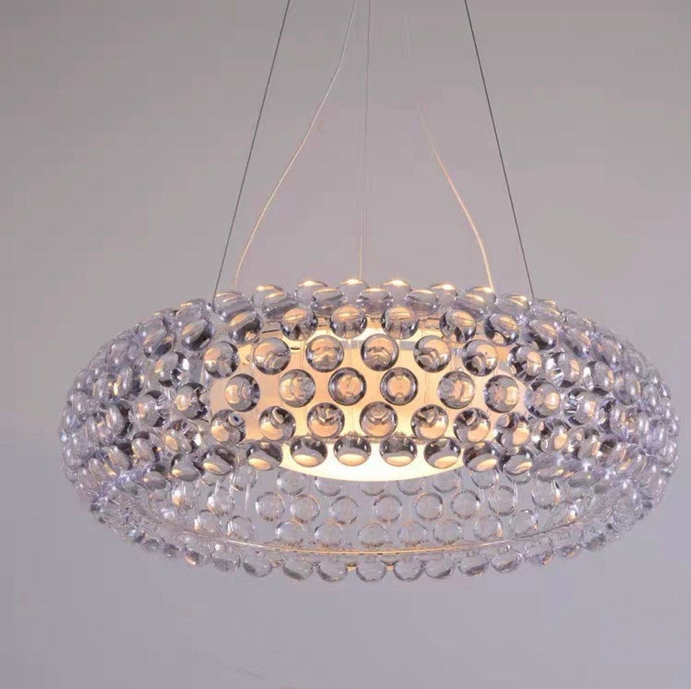Pendant design lamp CABOCHE grande by Foscarini (Clear)
