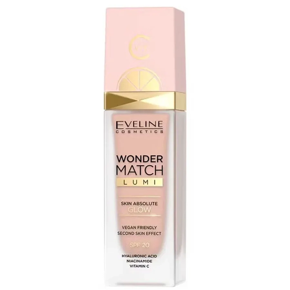 Eveline Lumi Wonder Match Foundation 10 Vanilla Увлажнаяющая тональная основа