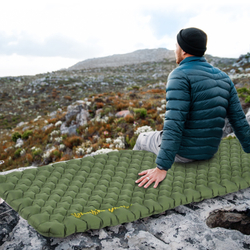 Надувной матрас Naturehike Tuye 4.6 ультралегкий, широкий, хаки (CNK2450WS014)