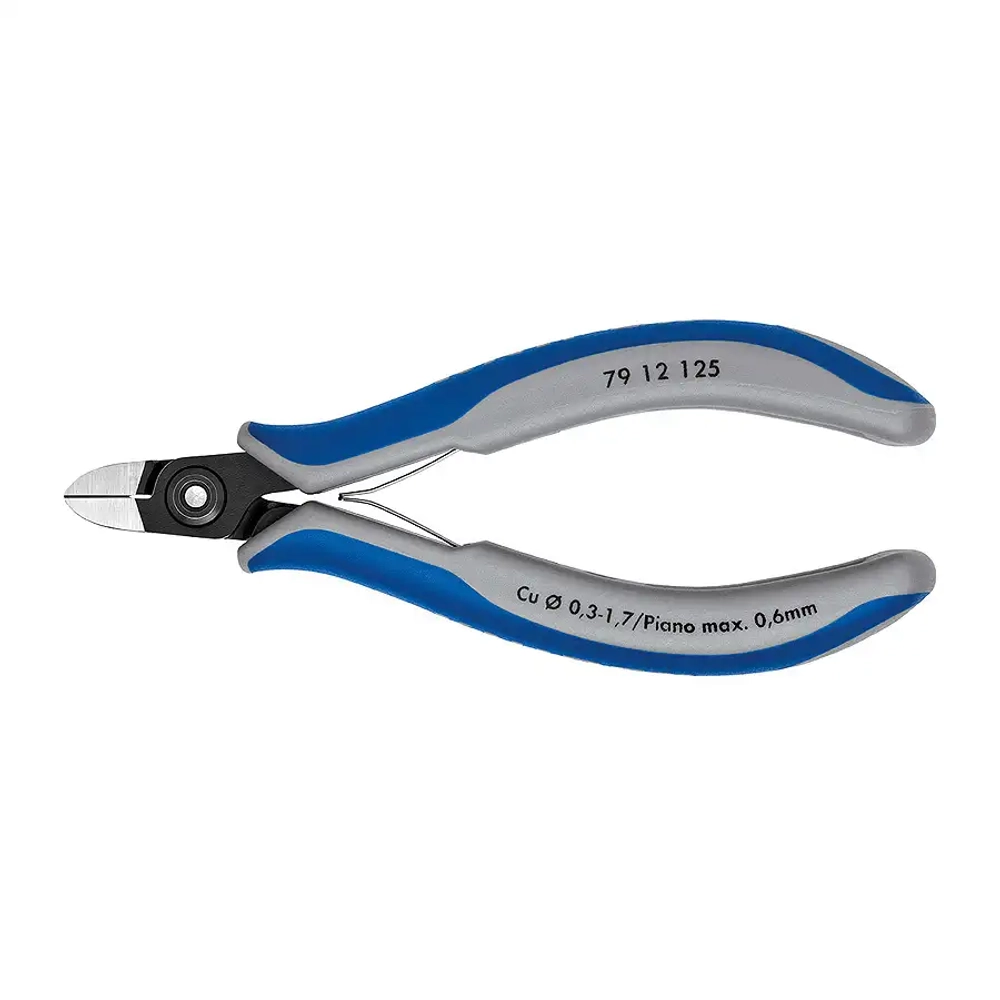 Прецизионные кусачки боковые для электроники чернёные 125 мм Knipex 79 12 125