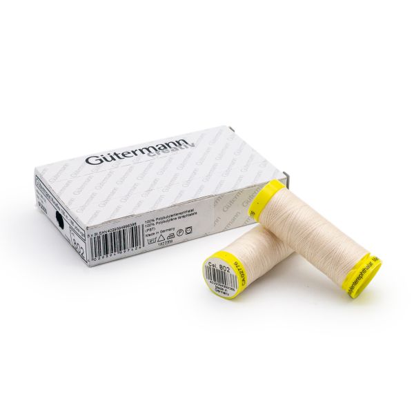Нитки для трикотажа Gutermann Maraflex 120 (150 метров), 5 кат. | _802 молочно-бежевый