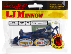 Виброхвосты съедобные LJ Pro Series MINNOW 2.2in (5,6 см), цв. T52, 10 шт.