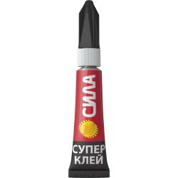 Супер-клей СИЛА SABL1-33 СВЕРХПРОЧНЫЙ 3 г + АНТИКЛЕЙ 3 г блистер | Сила