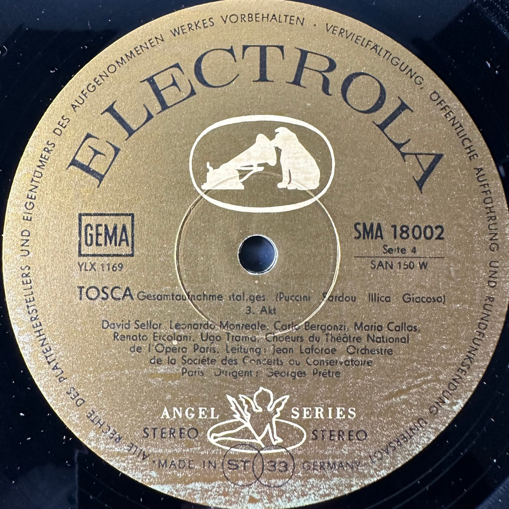 Пуччини - Тоска 2LP (Германия 1965г.)