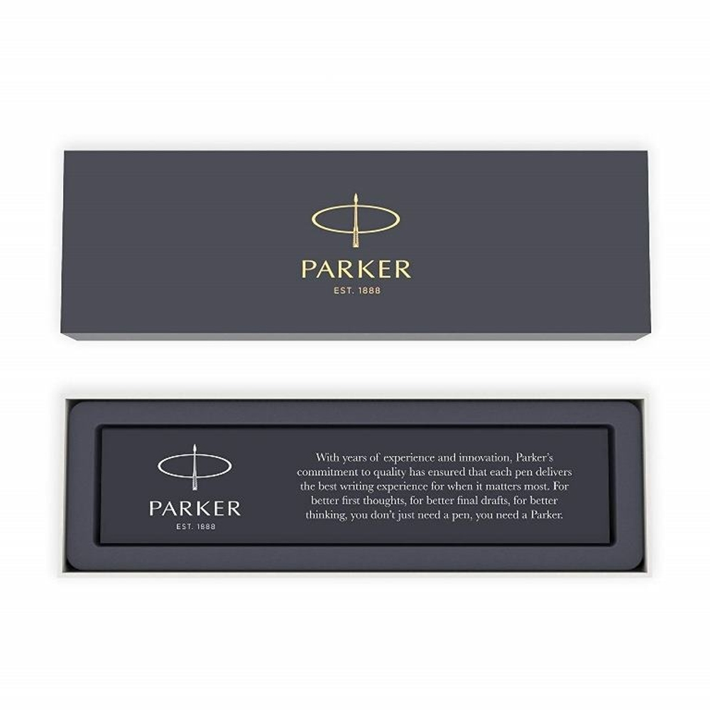 Подарочный набор из 2-х ручек  Parker IM brushed metal  GT роллер+шариковая ручки