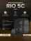 Вентилятор накладной RIO D125 обр.клапан черный глянцевый DICITI