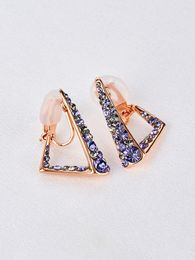 Клипсы с кристаллами Swarovski