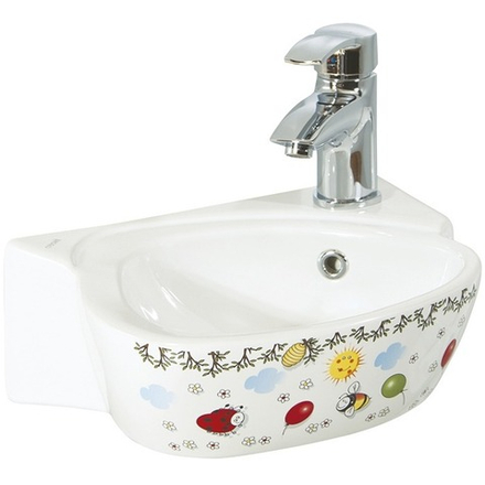 CK035-00CB00E-FF00 FOR KID Раковина детская с декором 38,6*29 см